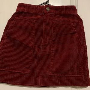 Corduroy Skirt NWOT